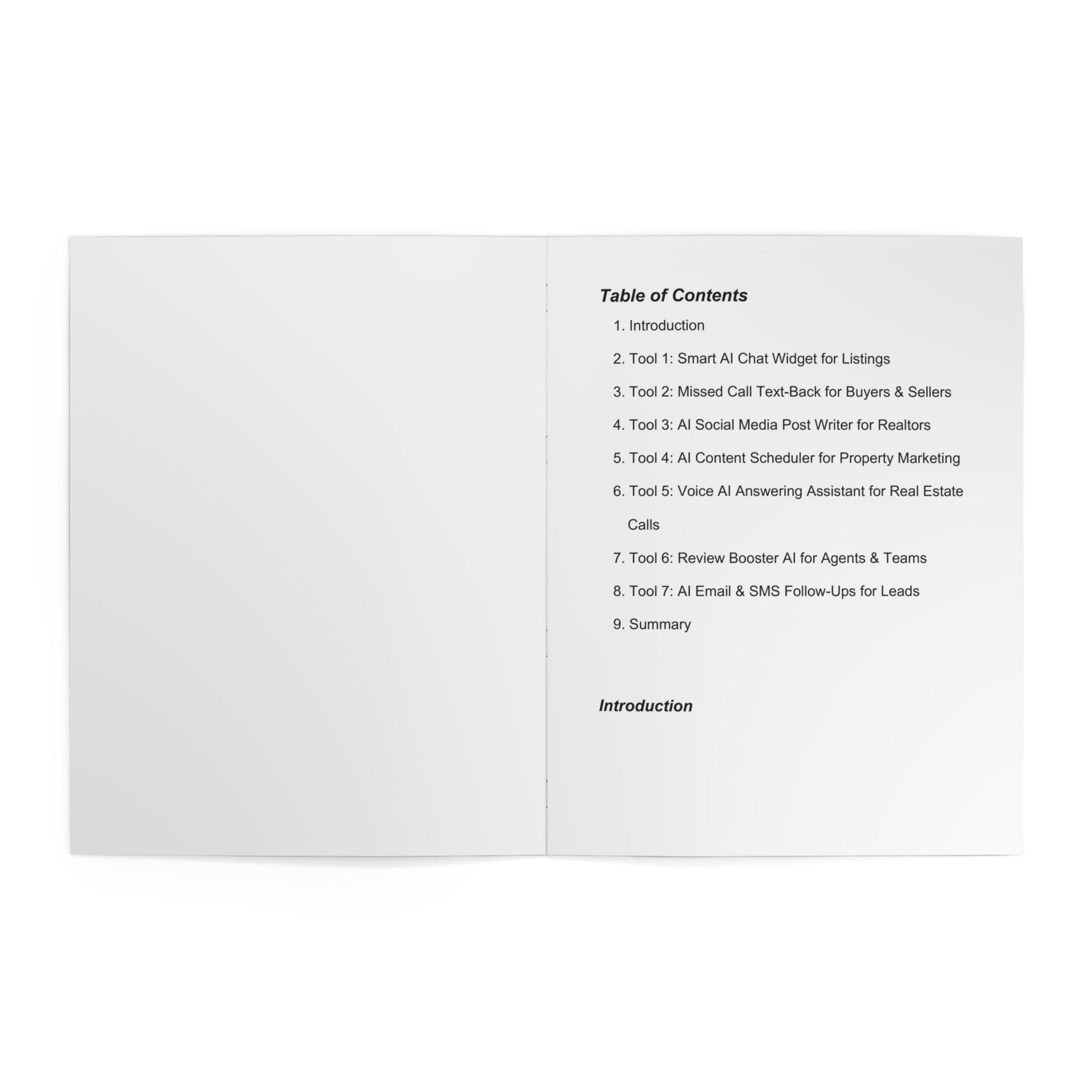 AI Playbook for Realtors Book